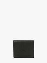 Porte-monnaie Madras Cuir Etrier Noir madras EMAD097