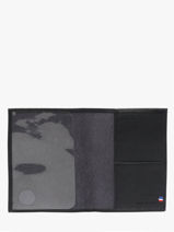 Étui Passeport Madras Cuir Etrier Bleu madras EMAD025-vue-porte