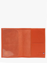 Étui Passeport Madras Cuir Etrier Orange madras EMAD025-vue-porte