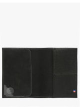 Étui Passeport Madras Cuir Etrier Noir madras EMAD025-vue-porte