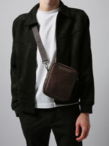 Sac Bandoulire M Tolosa Etrier Marron tolosa ETOL704M-vue-porte