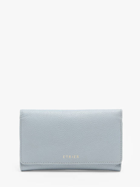 Medium Leather Tradition Wallet Etrier Blue tradition ETRA095M